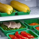Home 22 가정에서 쉽게 따라 할 수 있는 보존법 - **Prompt 1: The Art of Smart Freezing**
"A brightly lit, organized kitchen freezer interior, sho...